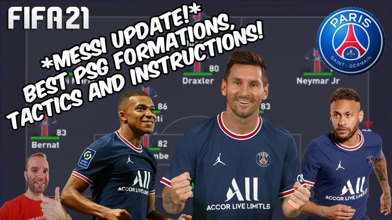 *Messi Update* Fifa 21 - Best Psg Formation, Tactics And Instructions