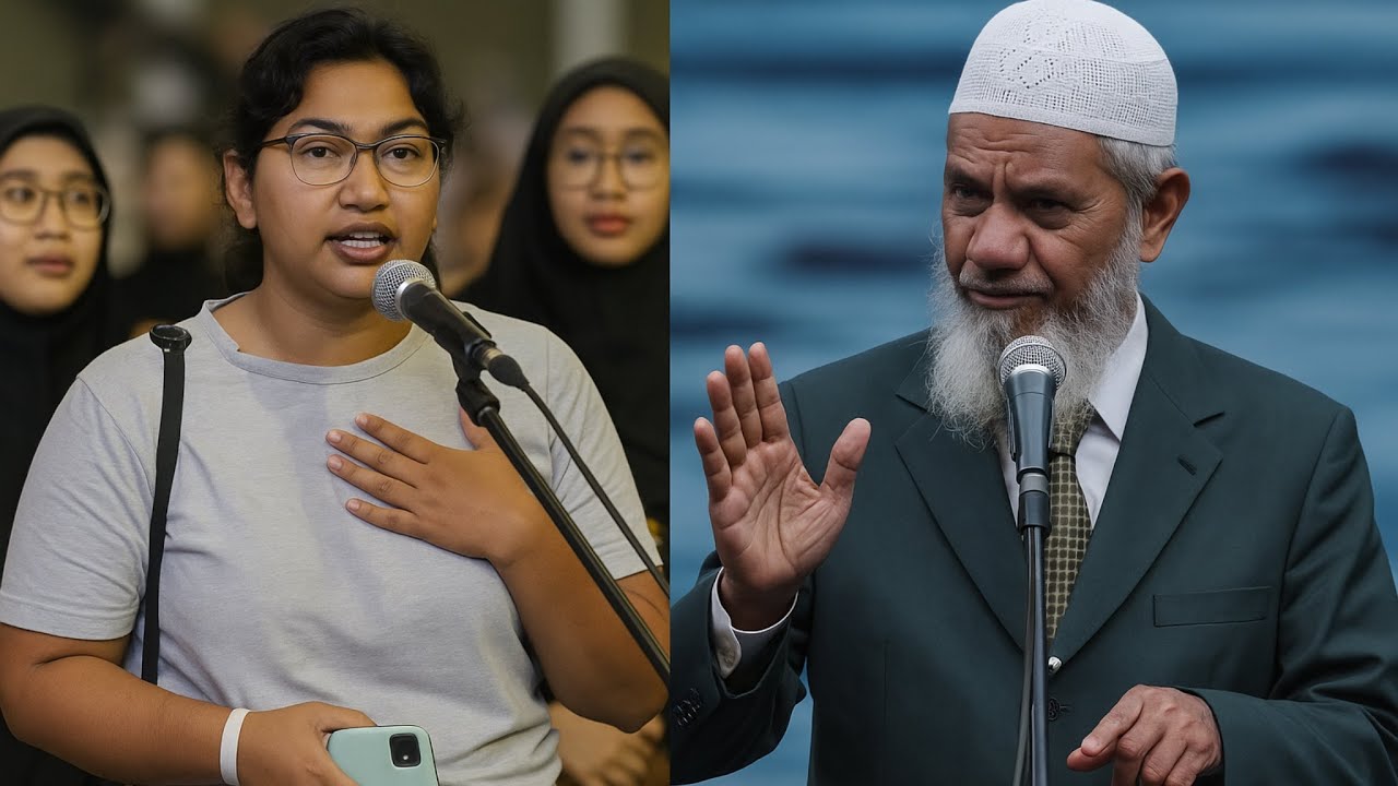 Débat Explosif: Professeure Italienne vs Dr Zakir Naik 🔥