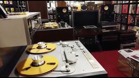 Los indios tabajaras master tape Studer A80 15 IPS NAB