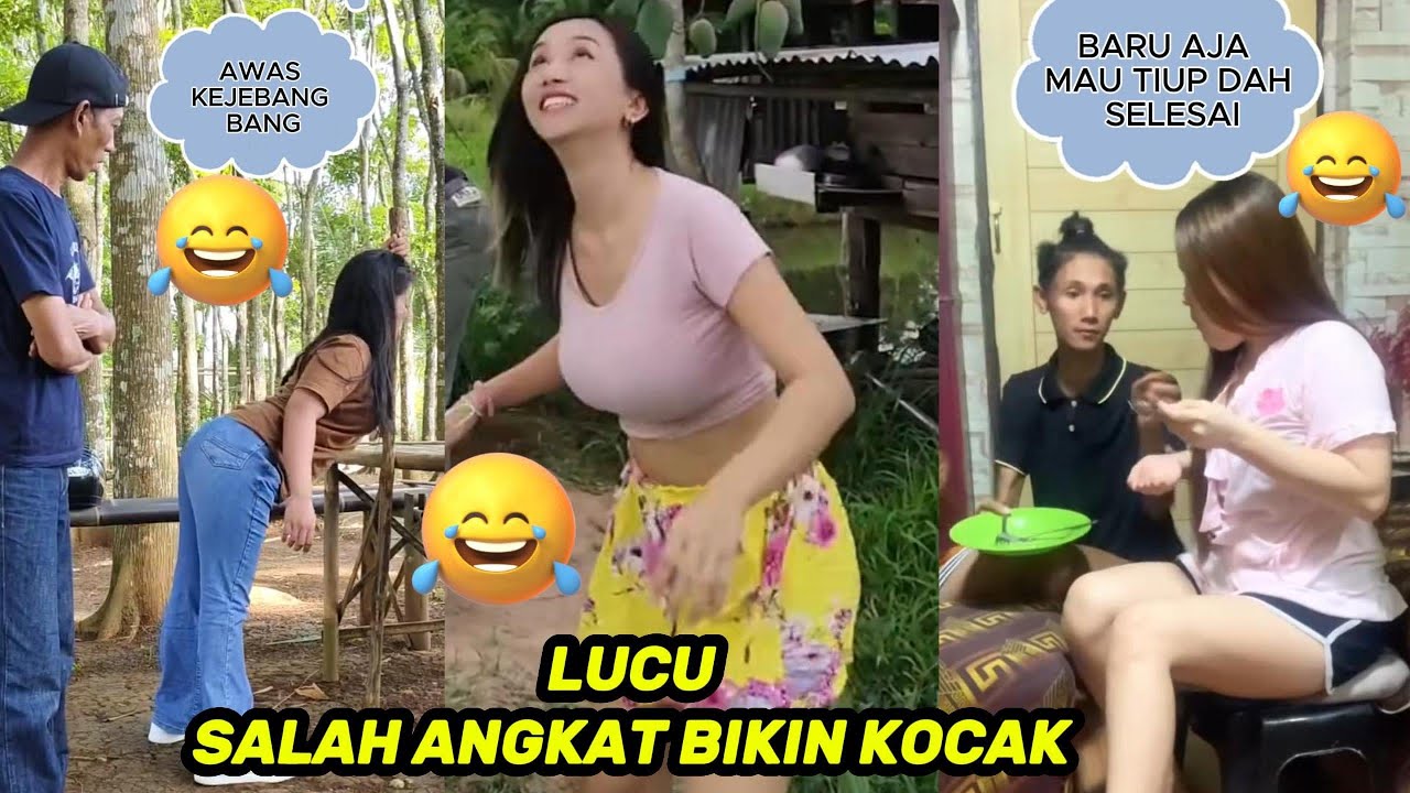 LUCU SALAH ANGKAT BIKIN KOCAK !!! KUMPULAN VIDIO LUCU