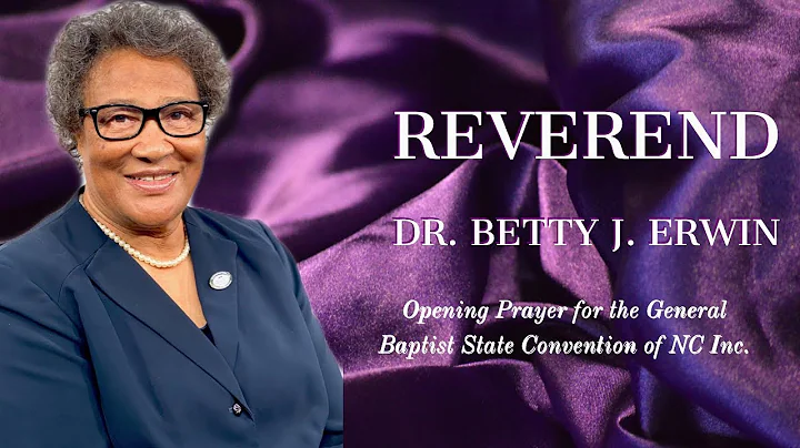 Pastor Dr. Betty J Erwin Gives The Opening Prayer ...