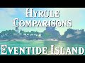 How eventide island has changed  hyrule comparisons botw vs totk