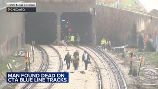 Large Chicago police response as man found dead on CTA Blue Line tracks on West Side