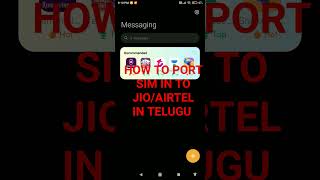 how to port sim into jio/Airtel in Telugu screenshot 4