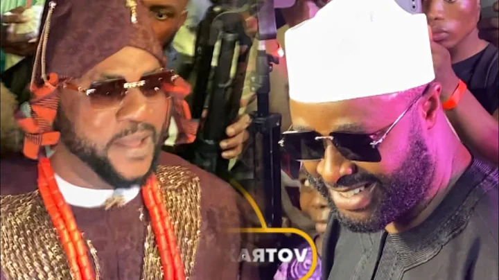 WATCH ARRIVAL OF FEMI ADEBAYO AT ODUNLADE ADEKOLA WARLORD MOVIE PREMIERE 