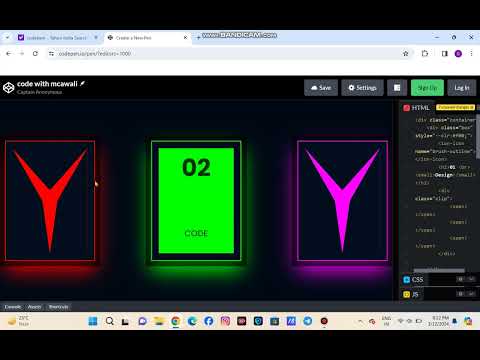 Simple CSS Sci-Fi Card and Hover Effect @SainaAcademy code with mcawali #mcawali
