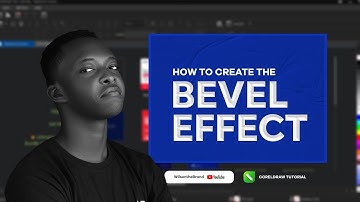 HOW TO CREATE A BEVEL TEXT EFFECT USING CORELDRAW