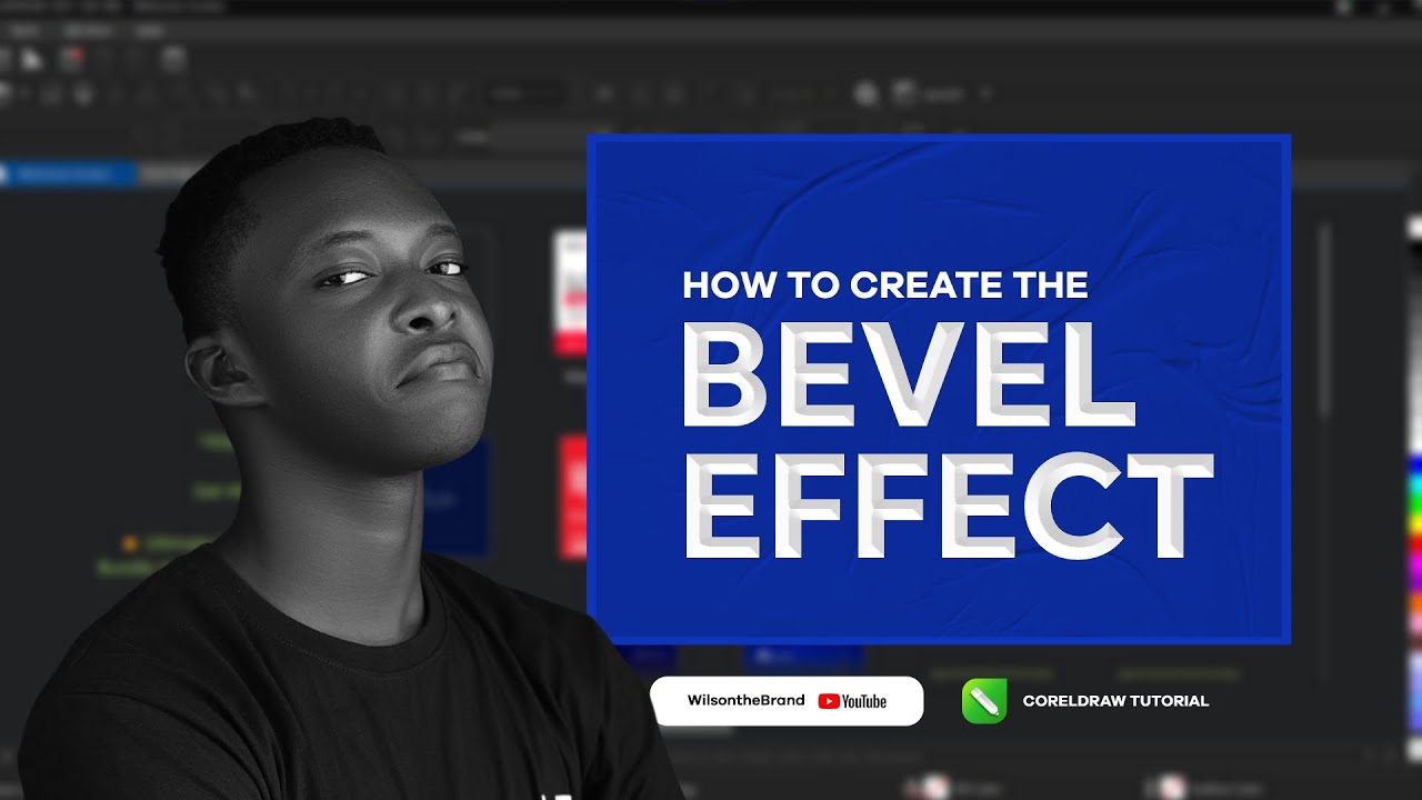 HOW TO CREATE A BEVEL TEXT EFFECT USING CORELDRAW