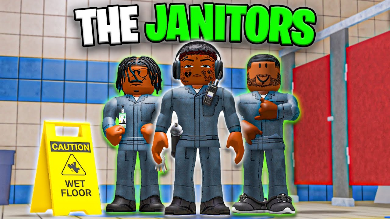 Троллинг в роли УБОРЩИКА в Roblox: Драка в школе