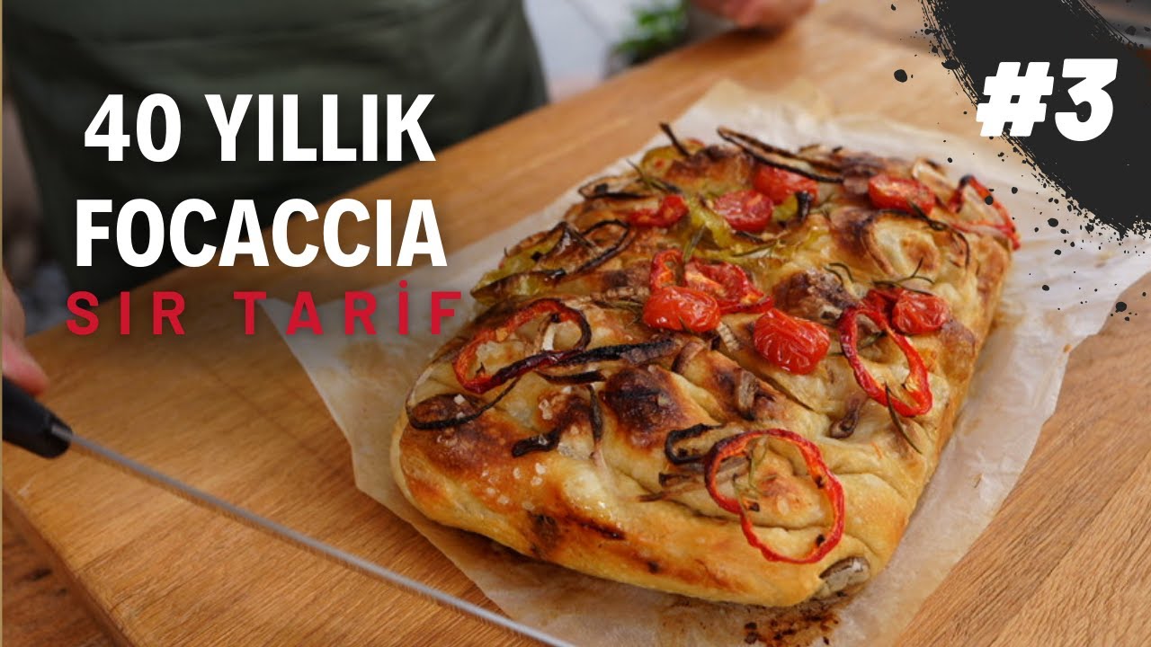 40 YILLIK TECRÜBE İLE  FOCACCIA TARİFİ / ZENNUP1844 ''Evde ailenizle kahvaltı yapın!'