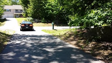 2010 GT500 Exhaust Sound With Lethal Performance Off Road X Pipe and Stock Mufflers