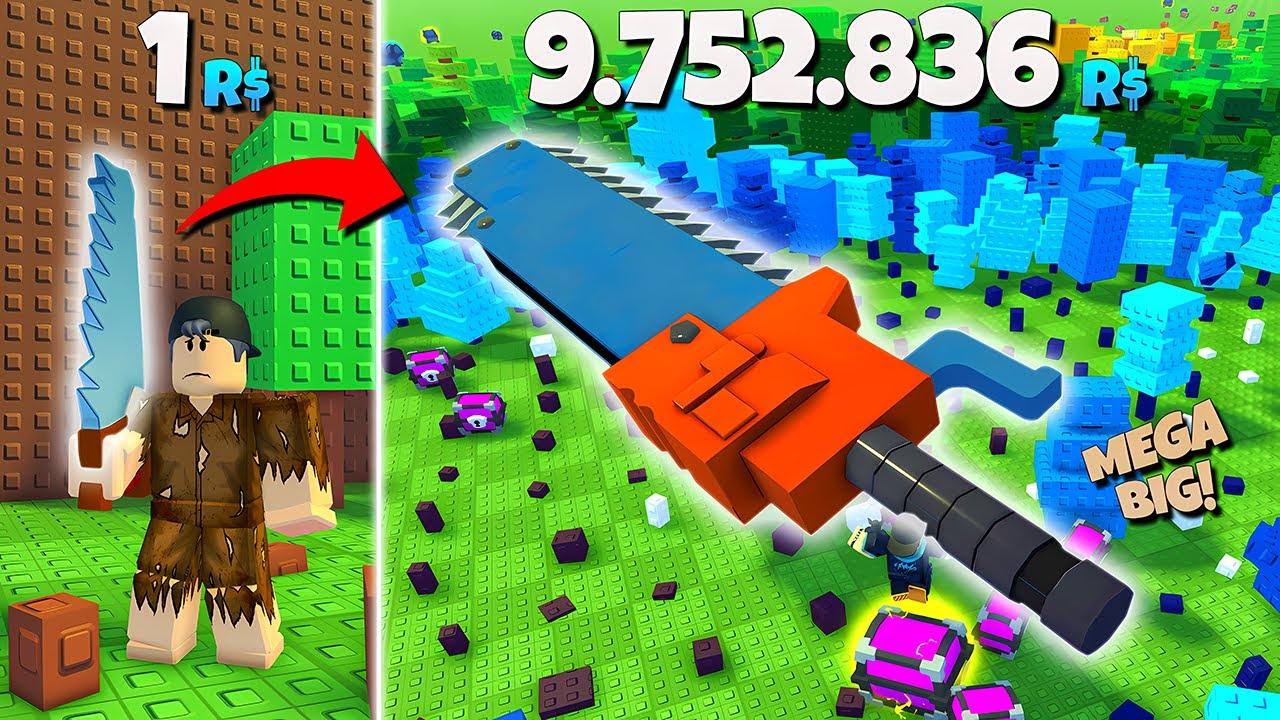 TITAN!! Simulator Jadi PENEBANG Pohon Terkuat & Dapat Senjata Terkuat 🥶🔥🥶 | Cut Trees Indonesia