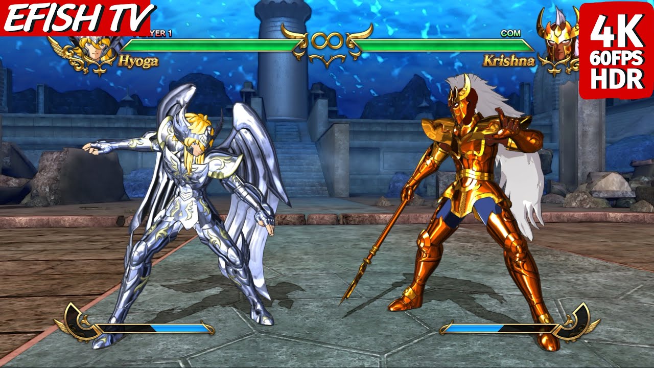 Cygnus Hyoga God Cloth vs Chrysaor Krishna (Hardest AI) Saint Seiya Soldiers