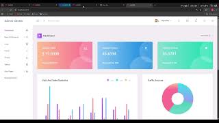 Admin dashboard into Angular