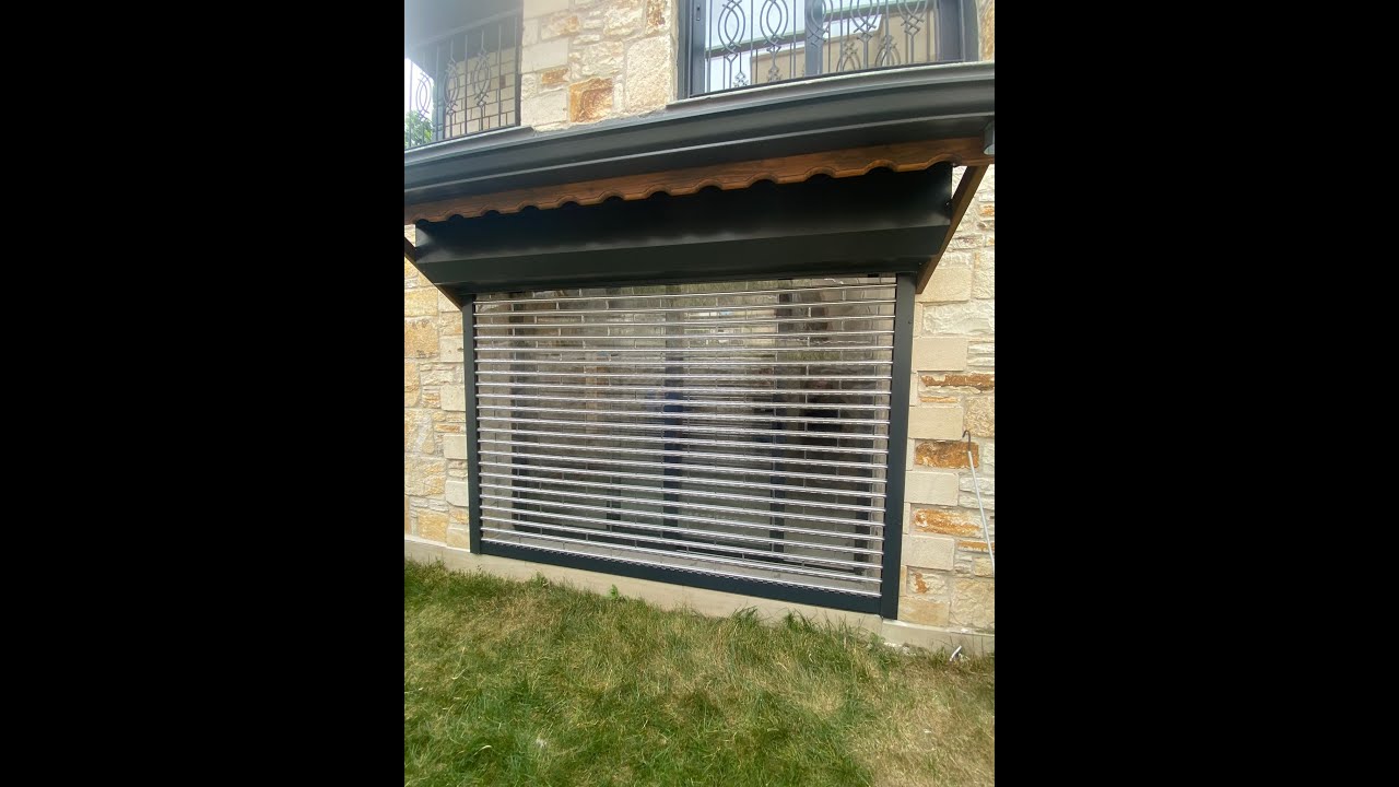 ŞEFFAF KEPENK SİSTEMİ / TRANSPARENT SHUTTER SYSTEM