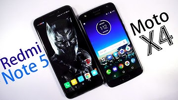 Redmi Note 5 vs Moto X4 Speed Test, Memory Management test and Benchmark Scores