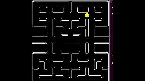 Midway-like Pacman arcade game - TCL/TK; with all intermission videos completed (homebrew arcade)