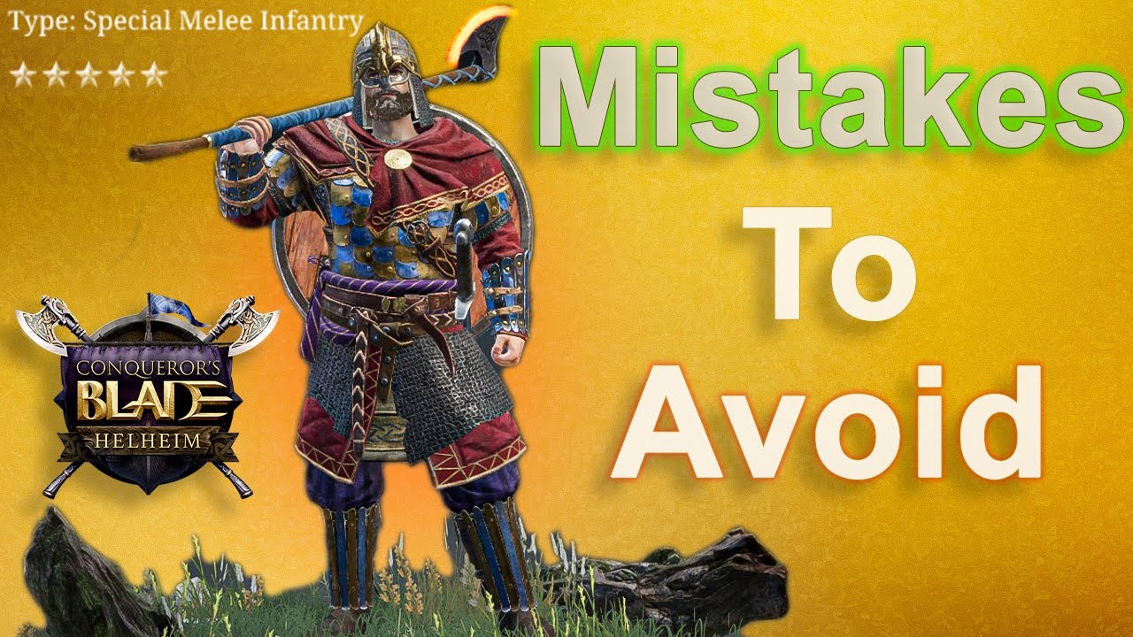 Varangian Guards - Tactic - Guide - Formations - Mistakes to Avoid - Conqueror's Blade