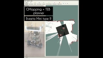 ROS gmapping slam teb planner bveeta mini