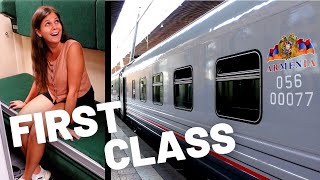 FIRST-CLASS OVERNIGHT TRAIN FROM TBILISI, GEORGIA TO YEREVAN, ARMENIA // Georgia Travel Vlog Details