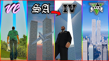Visiting Twin Tower in GTA GAMES | WTC