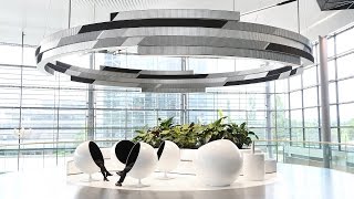 ORBITAL - circular flip dot display and kinetic sculpture - 180.000 pixels
