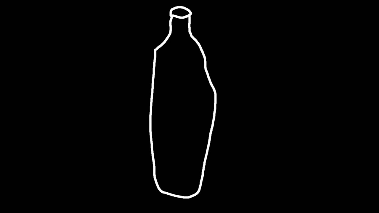 The sound when you shake a water bottle