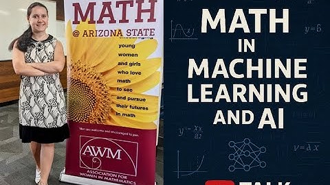 Math in MACHINE LEARNING - seminar talk