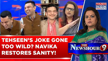 Tehseen Poonawalla Cracks Double-Meaning Joke, Anand Ranganathan Laughs; Navika Restores Sanity!