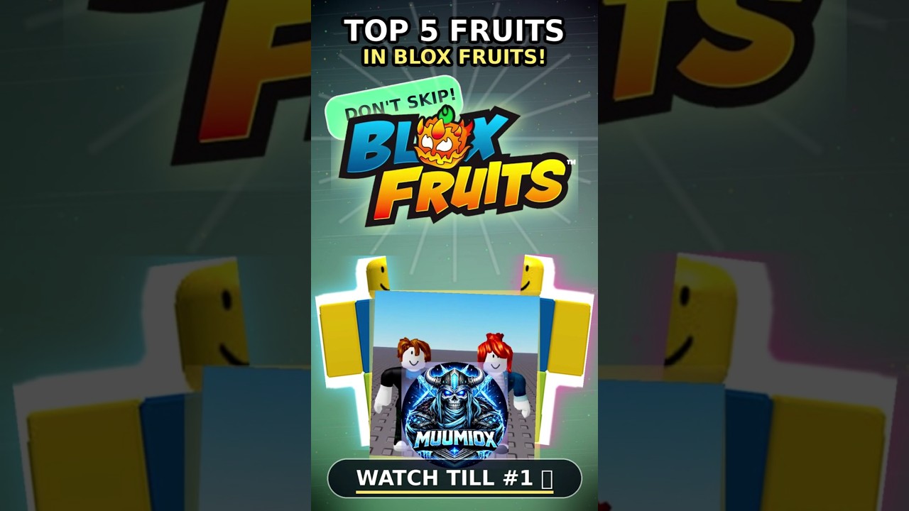Top 5 BEST Fruits in Blox Fruits&hellip; do you agree? 👀