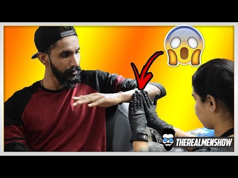 GETTING MY FIRST TATTOO !! ft. Tattoowali Studio | TheRealMenShow★
