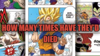 every time the z fighters died.