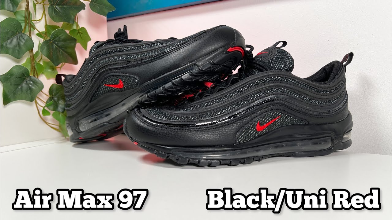 red black air max 97