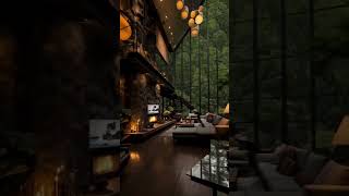 Sleep instantly under a cozy glass ceiling 🌧️💤 #rainsounds #deepsleep #shorts