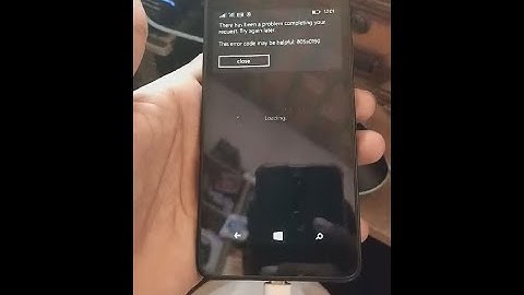 Nokia Lumia 640 RM-(1074) Error 805a0190 Solution by Updating it From Windows 8.1 to Windows 10
