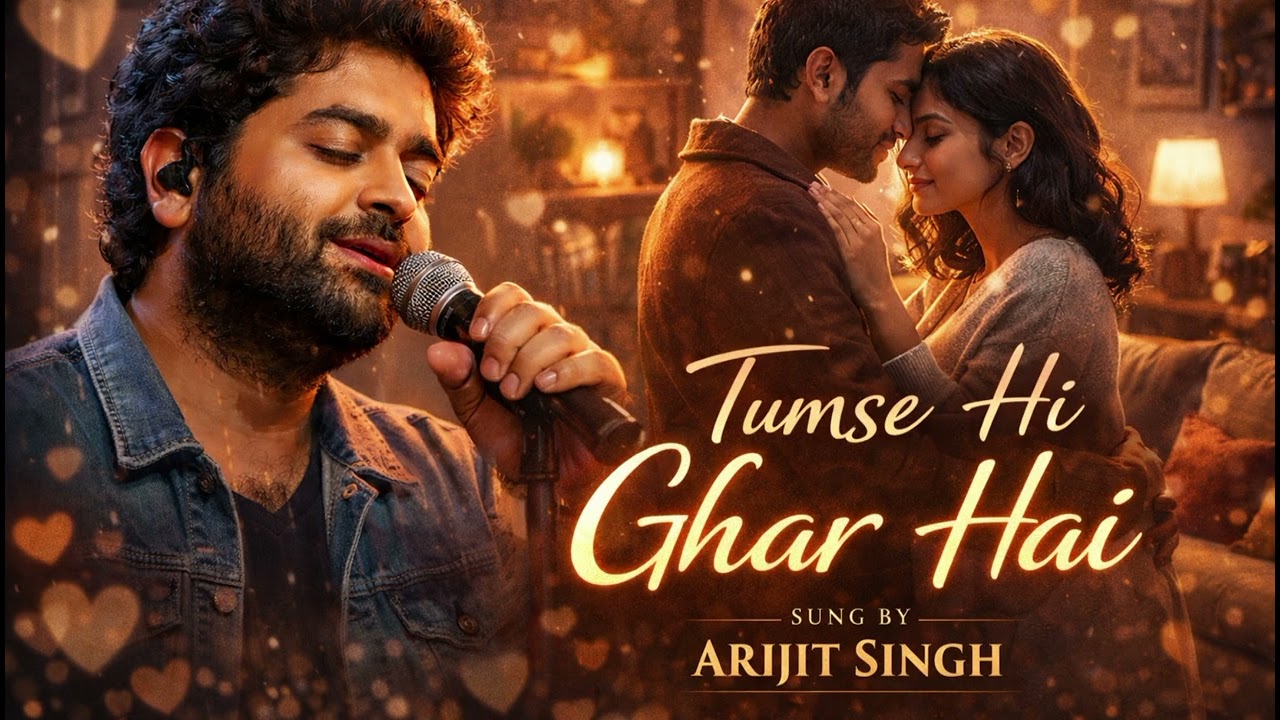Tumse Hi Ghar Hai ❤️ | Romantic Love Song | Arijit Singh Style | Heart Touching Bollywood Song