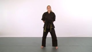 Mackensi Emory: The Chop Punch Spin Chop Punch  (Beginner Students)