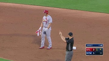 STL@NYM: Holliday plates two with a double to right