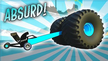 We Put RIDICULOUS Wheel Combos on DRAGSTERS To Test Their Effect (Main Assembly Gameplay)