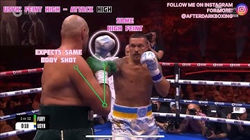 Oleksandr Usyk vs Tyson Fury Boxing Analysis - How Usyk beats taller opponents - Олександр Усик