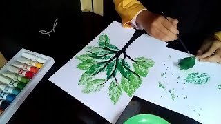 KARYA SENI 2 DIMENSI MENGGUNAKAN TEKNIK CAP MONO