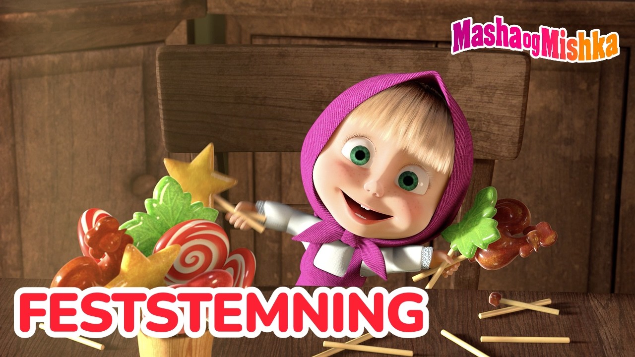 Masha og Mishka 🎉🎊 Feststemning 🎈 Samling av episoder