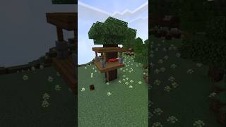 как ПОСТРОИТЬ ДОМ на ДЕРЕВЕ СТАРТОВЫЙ в МАЙНКРАФТ #мастеркласс #minecraft #minecraftbuilding #tree
