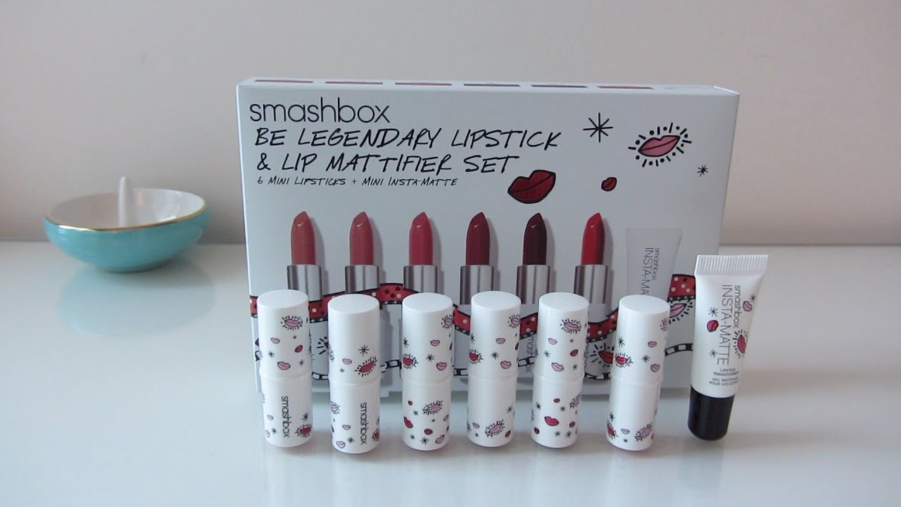 Smashbox Be Legendary Lipstick & Mattifier Set