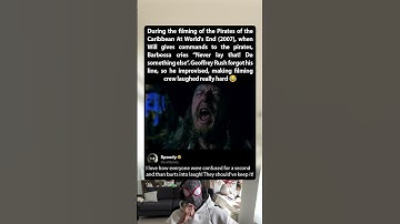 During the filming of Pirates of the Caribbean At World