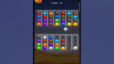 Golden Bubble Sort Expert Level 41 (gameplay walkthrough)