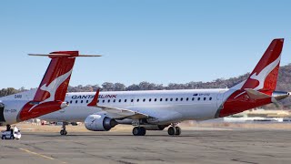 11 MINUTES of plane spotting at ALBURY AIRPORT (QantasLink, REX) Jaikav Aviation