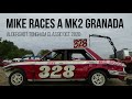 Bilge Brigade Mike races a Mk2 Granada at Aldershot Tongham Classic Oct 2020