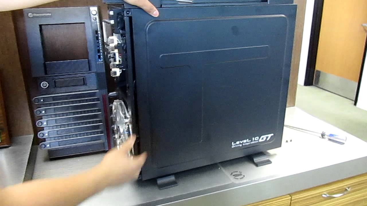 Thermaltake Level 10 GT - removing side panel