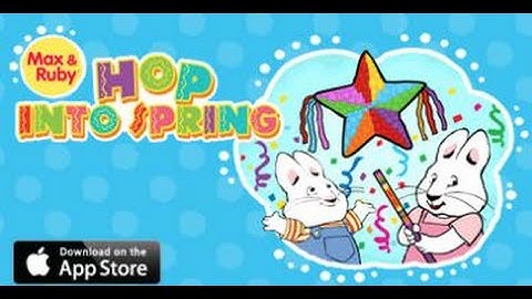 Max & Ruby: Hop into Spring - iPad app demo for kids - Ellie
